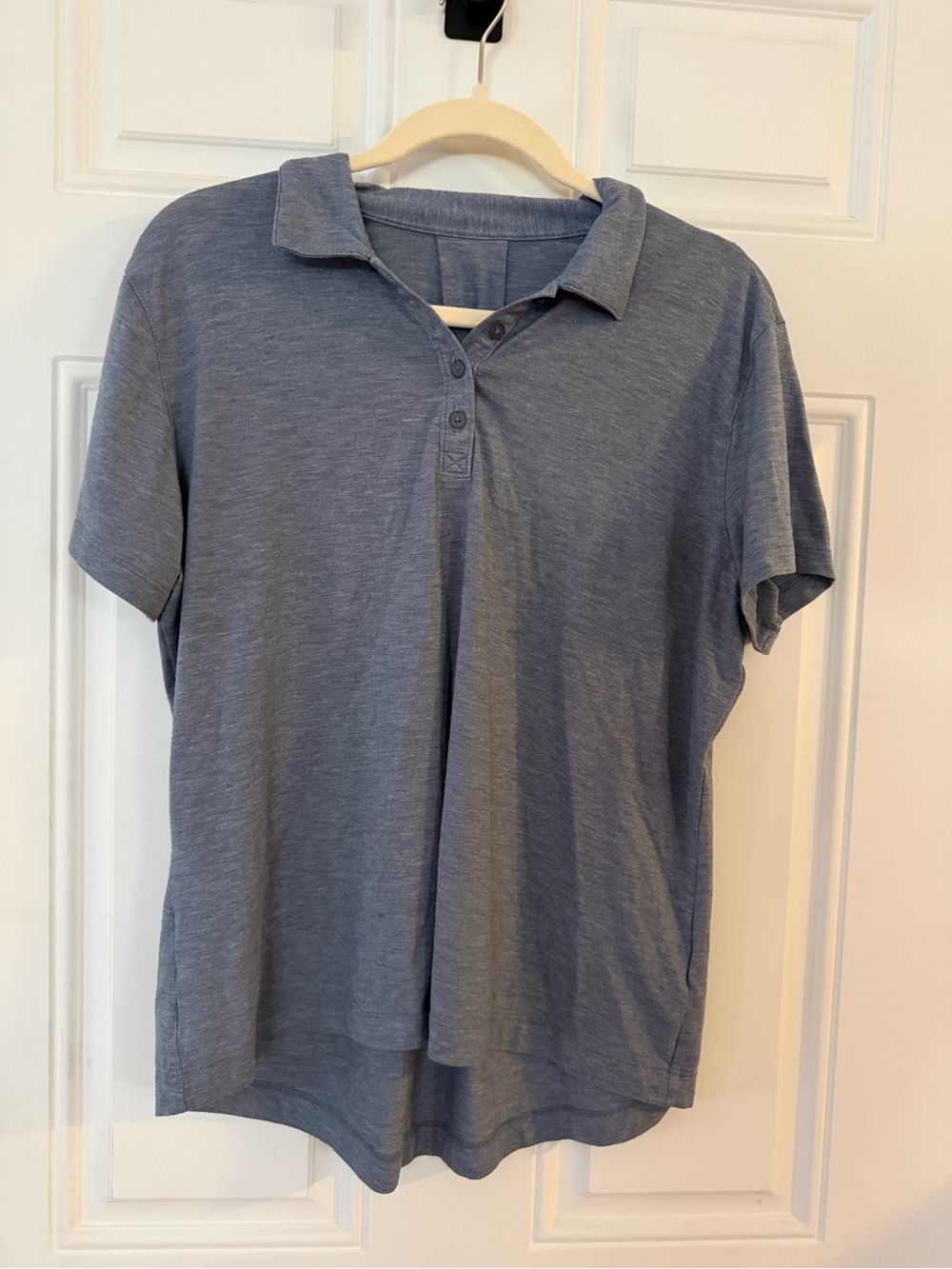Slazenger Women's Heathered Blue Polo Shirt